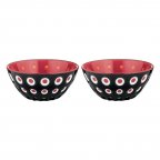 Набор салатников Guzzini Le Murrine 279412146 2 предмета 12 см черный