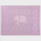 Коврик в ванную Arya Boho AR-A107040-Purple 50х70 см