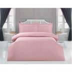 Постельное белье семейное Arya однотонное Sole AR-A107072-Rose 240x220 см