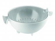 Дуршлаг с миской Guzzini Kitchen Active Design 29250033 30х25х12.5 см серый