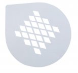 Трафарет пластиковый для торта 255 мм Ромбы Empire М-8738