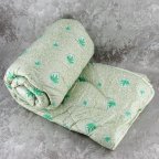 Одеяло закрытое холлофайбер ALOE VERA (Микрофибра) Двуспальное Евро 200х220 55074