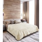 Покрывало полуторное ТЕП Velour Ромб 4-00515-21691 150х210 см бежевое