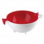 Дуршлаг с миской Guzzini Kitchen Active Design 29250055 30х25х12.5 см красный