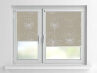 Рулонная штора Rolets Цветы 2-54282-300 30x170 см закрытого типа Латте