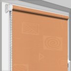 Рулонная штора Rolets Икеа 1-2086-725 72.5x170 см открытого типа Терракотовая