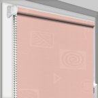 Рулонная штора Rolets Икеа 1-1842-825 82.5x170 см открытого типа Розовая