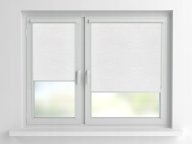 Рулонная штора Rolets Цветы 2-51741-300 30x170 см закрытого типа Белая