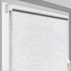 Рулонная штора Rolets Цветы 1-3050-850 85x170 см открытого типа Белая