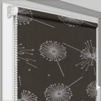 Рулонная штора Rolets Цветы 1-54283-1100 110x170 см открытого типа Шоколадная