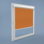 Рулонная штора Rolets Агат 2-2086-1250 125x170 см закрытого типа Кирпичная