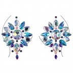 Наклейки кристаллы для груди Crystals 8 8557 14х8 см