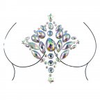 Наклейки кристаллы для груди Crystals 3 8518 13х10.5 см