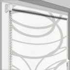 Рулонная штора Rolets Геометрия 1-52821-2100 210x170 см открытого типа Белая