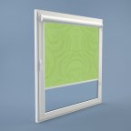 Рулонная штора Rolets Фестиваль 2-700-1900 190x170 см закрытого типа Салатовая