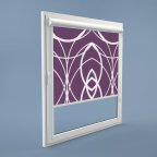 Рулонная штора Rolets Геометрия 2-52811-1250 125x170 см закрытого типа Фиолетовая