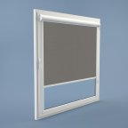 Рулонная штора Rolets Роял 2-817-2200 220x170 см закрытого типа Графитовая