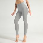 Леггинсы женские спортивные 9682 L светло-серые