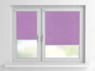 Рулонная штора Rolets Лён 2-7438-300 30x170 см закрытого типа Сиреневая