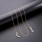 Цепочка для очков Bright and stylish 10 10304 золотистая