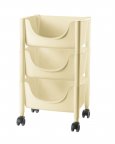 Полка пластиковая Guzzini Kitchen Active Design 22650579 69х44,5х30,5 см бежевая