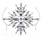 Наклейки кристаллы для груди Crystals 4 8519 15х12 см