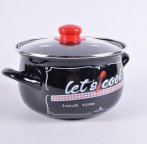 Кастрюля эмалированная Gusto Lets Сook GT-T-118-LСB 18 см 3.1 л