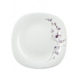 Тарелка десертная Vittora Square Фиолетовая ветвь V-215SPB 21.5 см