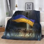 Плед патриотический 3D Сила и гордость 11625 135х160 см
