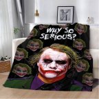 Плед 3D Джокер Why so serious ? 11606 160х200 см