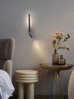 Бра LED 27007 Черный 43х5х9 см.