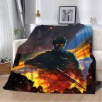 Плед патриотический 3D Мира не будет 12366 160х200 см