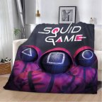 Плед 3D Игра в кальмара SQUID GAME 12298 135х160 см