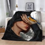 Плед патриотический 3D Птичка Защитница 12384 160х200 см