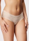 Мереживні безшовні трусики сліпи Julimex Bellie, Тілесний, XL