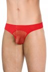 Відверті чоловічі труси-стрінги Softline Mens Briefs 4525, Червоний, XL