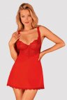 Жіноча сорочка Obsessive Amor Cherris chemise, Червоний, S, M
