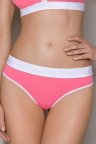Спортивні бавовняні трусики-стринги Passion PS007 PANTIES, Рожевий, M