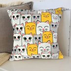 Подушка 3D Котячий бум 2701_D 12726 35х35 см