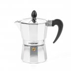 Гейзерная кофеварка Holmer CF-0300-AL 6 чашек 300 мл