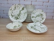 Сервиз столовый TULU Haki KL24-marble-HAKI 24 предмета