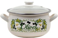Кастрюля эмалированная Idea Home Olives 6832837 16 см 1.8 л