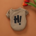 Худи на флисе для собаки H! 11251 L коричневое