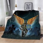 Плед 3D патриотический Крылатый воин ДПСУ 12957 135х160 см