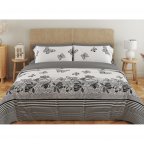 Постельное белье евро ТЕП Soft dreams Black Butterfly 2-03859-25996 200х215 см