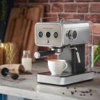 Кофеварка рожковая Russell Hobbs DistinСtions Titanium 26452-56 1350 Вт серая