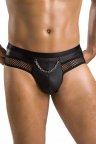 Сексуальні чоловічі труси відкриті Passion 030 SLIP OPEN TOM, Чорний, S, M