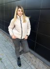 Куртка короткая женская Ivi 50/52, Бежевый