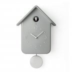 Часы настенные с маятником Guzzini Home 16860208 24,8х12x39 см серый