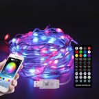 Гирлянда новогодняя на 100 лампочек USB 13704 10 м мультиколор